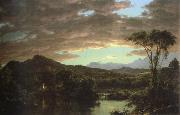 Frederic Edwin Church a country home Spain oil painting artist